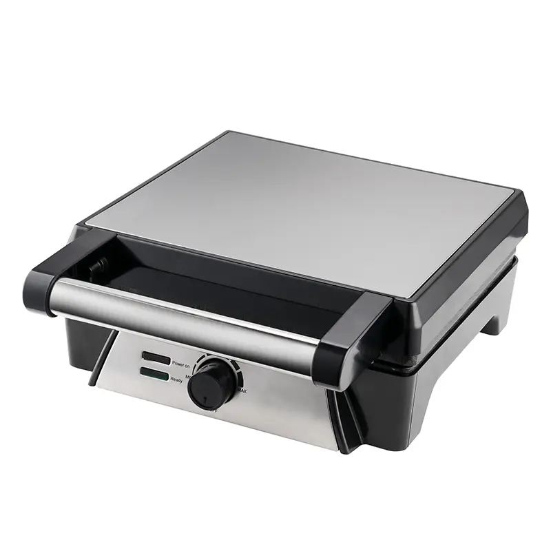 Grill a contatto con impugnatura sicura per tocco